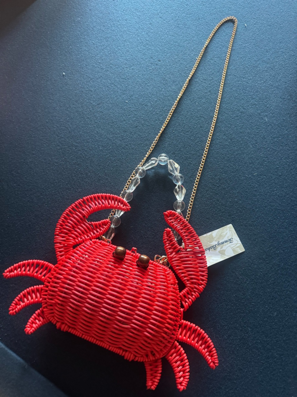 Tommy Bahama Red Crab Crossbody Bag